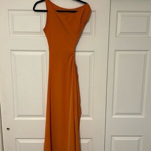 Orange dress size small
